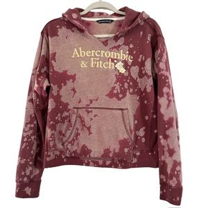 Abercrombie & Fitch Maroon Pullover Sweatshirt Size Small